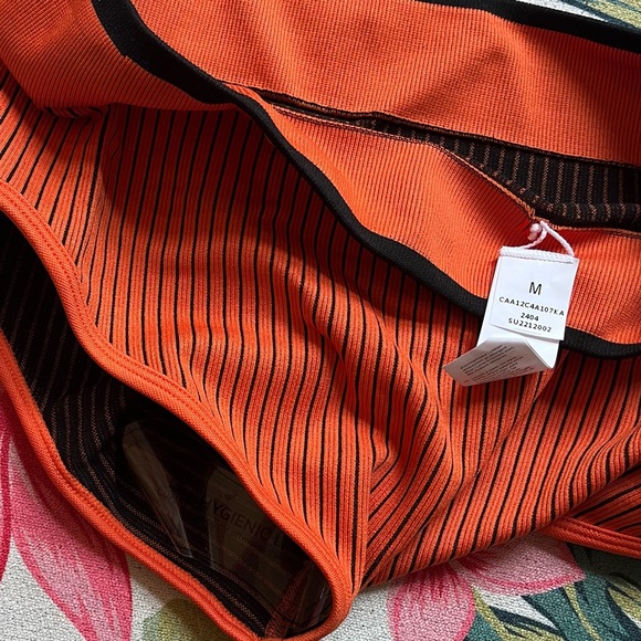 Cupshe Orange Bikini Top and High Rise Bottom Set, Size M - Picture 8 of 10